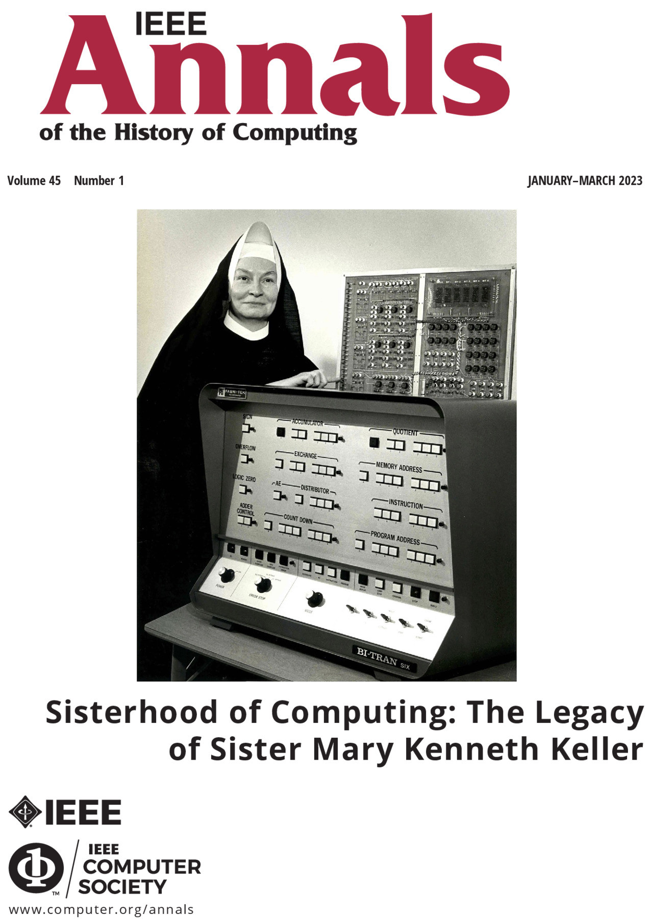 IEEE Annals of the History of Computing January/February/March 2023 Vol. 45 No. 1